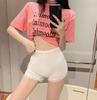Women's Summer Lace Trim Anti-Exposure Ice Silk Safety Shorts