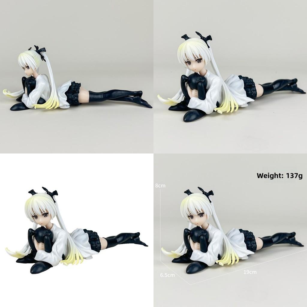 No Sora Yosuga Kasugano Sora Lie Prone And Holding A Rabbit Ornament Model
