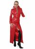 Leather Stylish Fit Women's Red Dress Genuine Lambskin Casual Formal Handmade