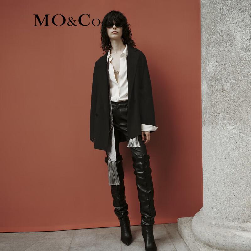 MO&Co. Women's Merino Wool Blazer Coat