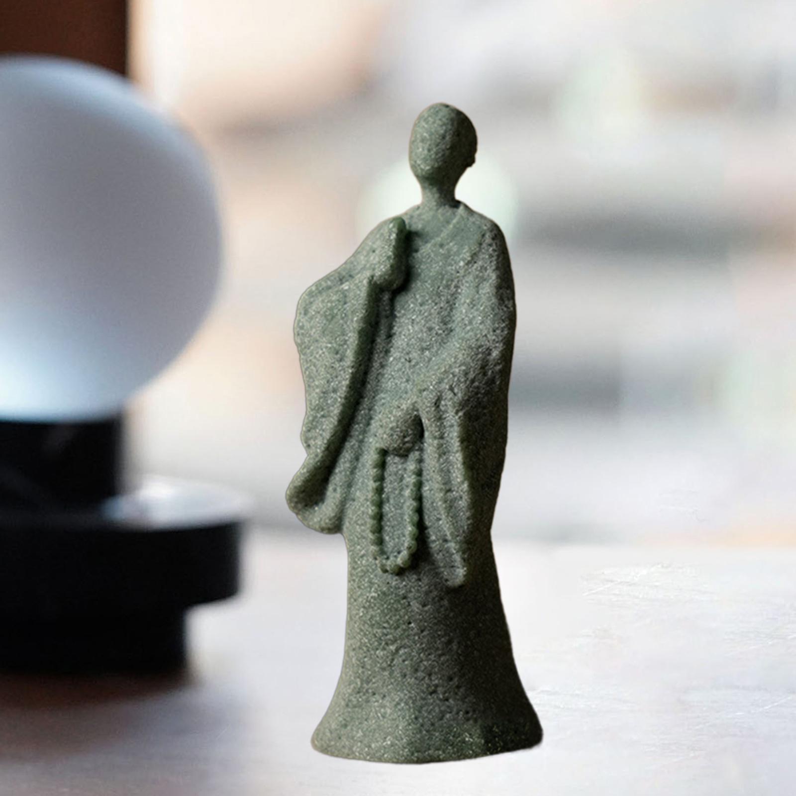 

Zen Statue Collectible Micro Landscape Centerpiece Gift Bonsai Ornament