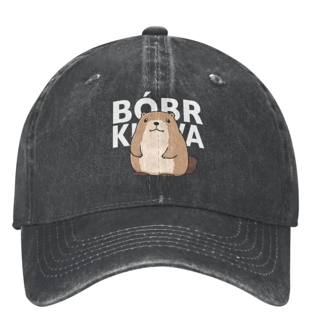 Classic Cute Poland Beaver Bober Meme Baseball Cap For Men Women Cotton Polish Bobr Kurwa Trucker Hat Adjustable Caps Adjustable