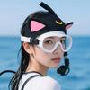 Neoprene Outdoor Diving Hat Clear Vision Cat Ears Swimming Headband Diving Headband  Beach