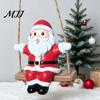 Decorative Santa Figurine Swing Claus Ornament, Resin Christmas Tree Holiday Home Decor Hanging Decoration, Seasonal Pendant Festive Ornament