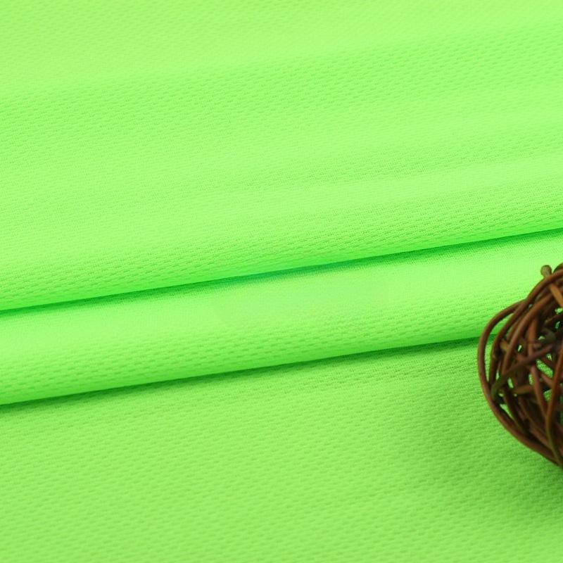 Bird's Eye Mesh Fabric Knitted By The Meter for Clothing Dresses T-shirt Sewing Plain Quick-drying Sportswear Textile Breathable