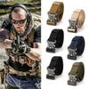 Adjustable Men Military Belt Buckle Combat Waistband Tactical Rescue Tool Rigger