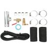 Auxiliary Transfer   Connector Kit with Fuel Pipe Connector Tee Clamp 11025 Replacement for       Trucks