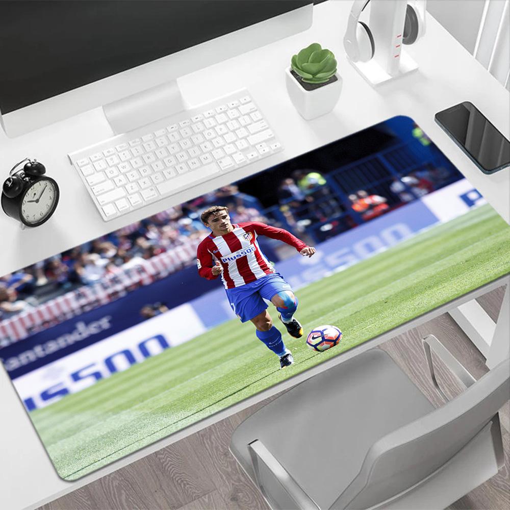 Striker Action Large Mouse Pad Keyboard Mat Computer Desk Mat Non-Slip Rubber Base Office Desk Accessory