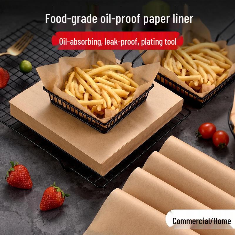 High-Temperature Oilproof Baking Paper Sheets