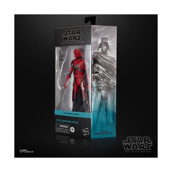 Figurine - hasbro - star wars : ahsoka black series - hk-87 assassin droid - 15 cm - intérieur