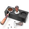 Abnehmbarer Bunter Holzgriff Kaffeepressstempel Gewinde/Flacher Boden Kaffeeverteiler Café