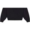 WE11DONE Sweatshirt Blocs de Couleur Logo SS22 Sweatshirt Unisexe Noir WD-TS1-22-615-U-BK