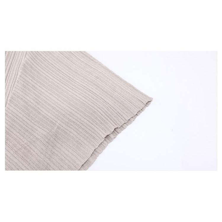 Tricou tricotat de vară pentru femei Cămașă cu mânecă scurtă de liliac Vară, Top la modă Cămașă tricotată din mătase de gheață