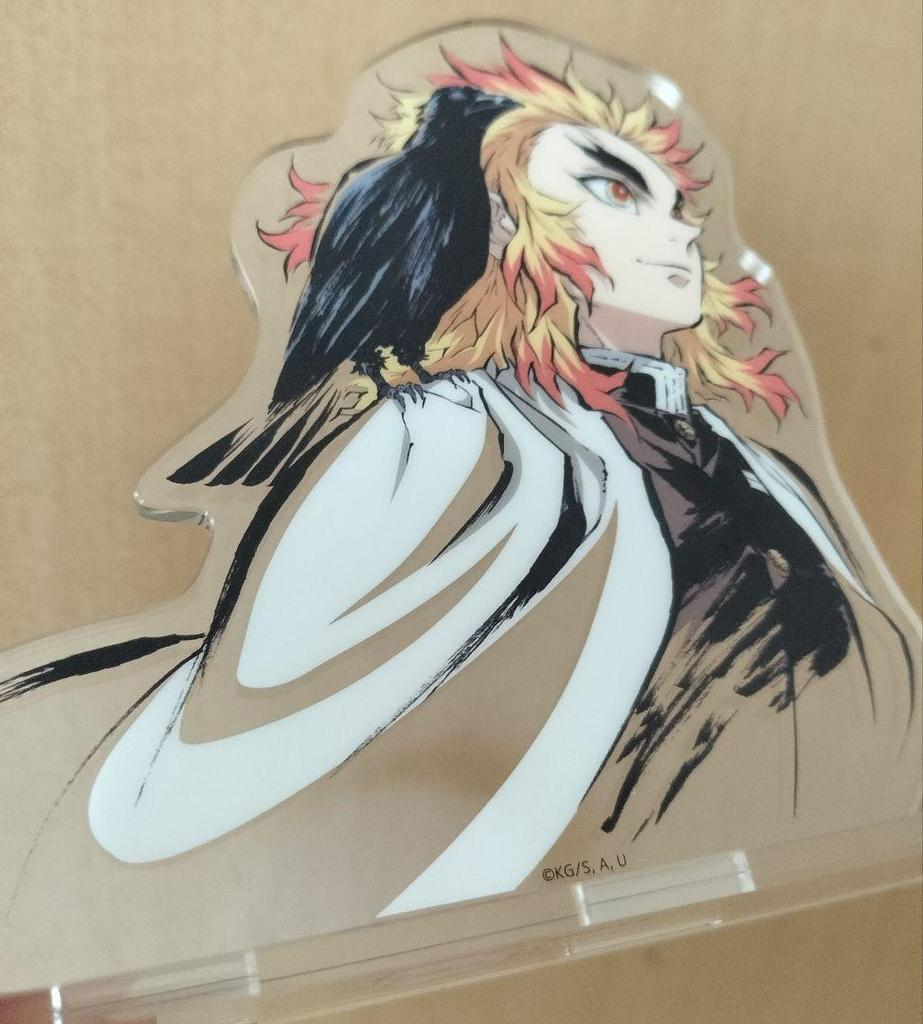 [USED] Demon Slayer: Kimetsu no Yaiba - Mugen Train Arc - Interlude Art Collection - Flame Pillar Rengoku Kyojuro Acrylic Stand Interlude Art