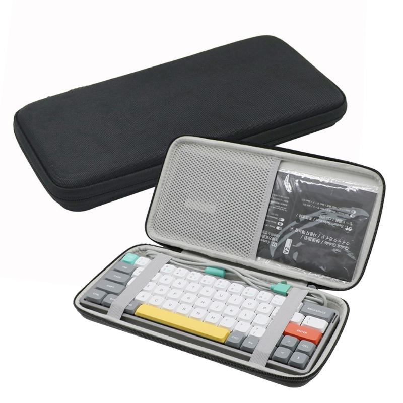 Protective Storage Bag For  Air60 V2 Keyboards Case With Soft Lining For Cushioning Soft Lined Keyboard Pouch