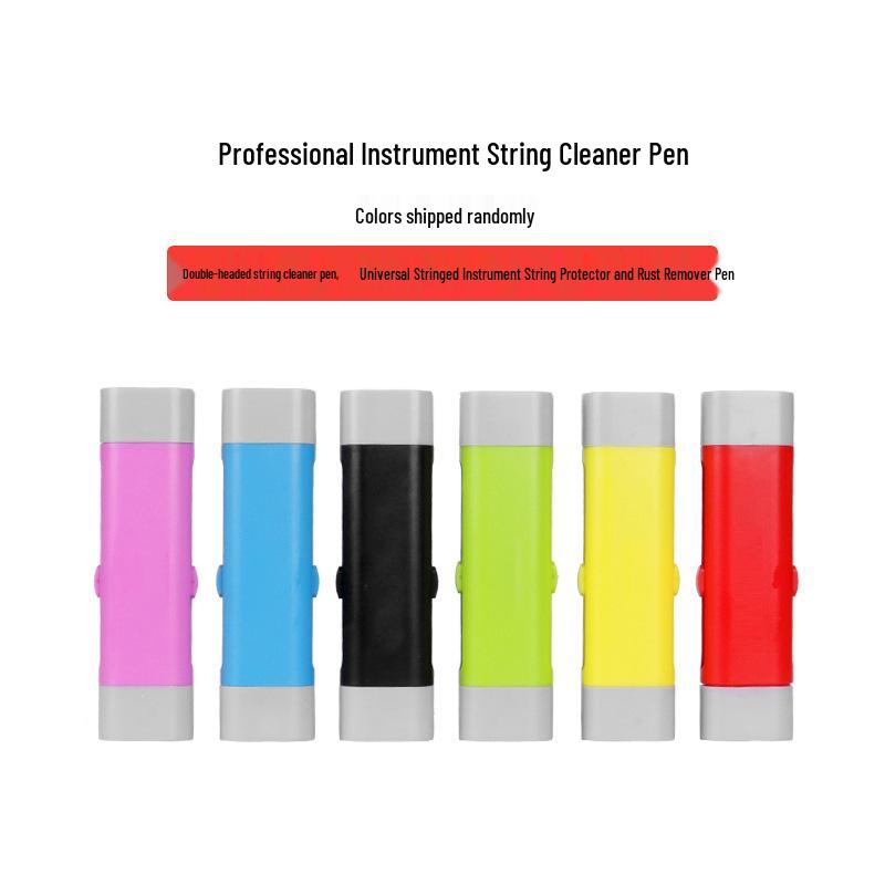 

Guitar String Care Set: Wiper, Rust Remover & Oil Cleaner Pen