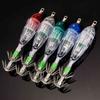 Waterproof Underwater LED Fishing Light Fish Lure Attracting Light Lamp with Squid Jig Hooks