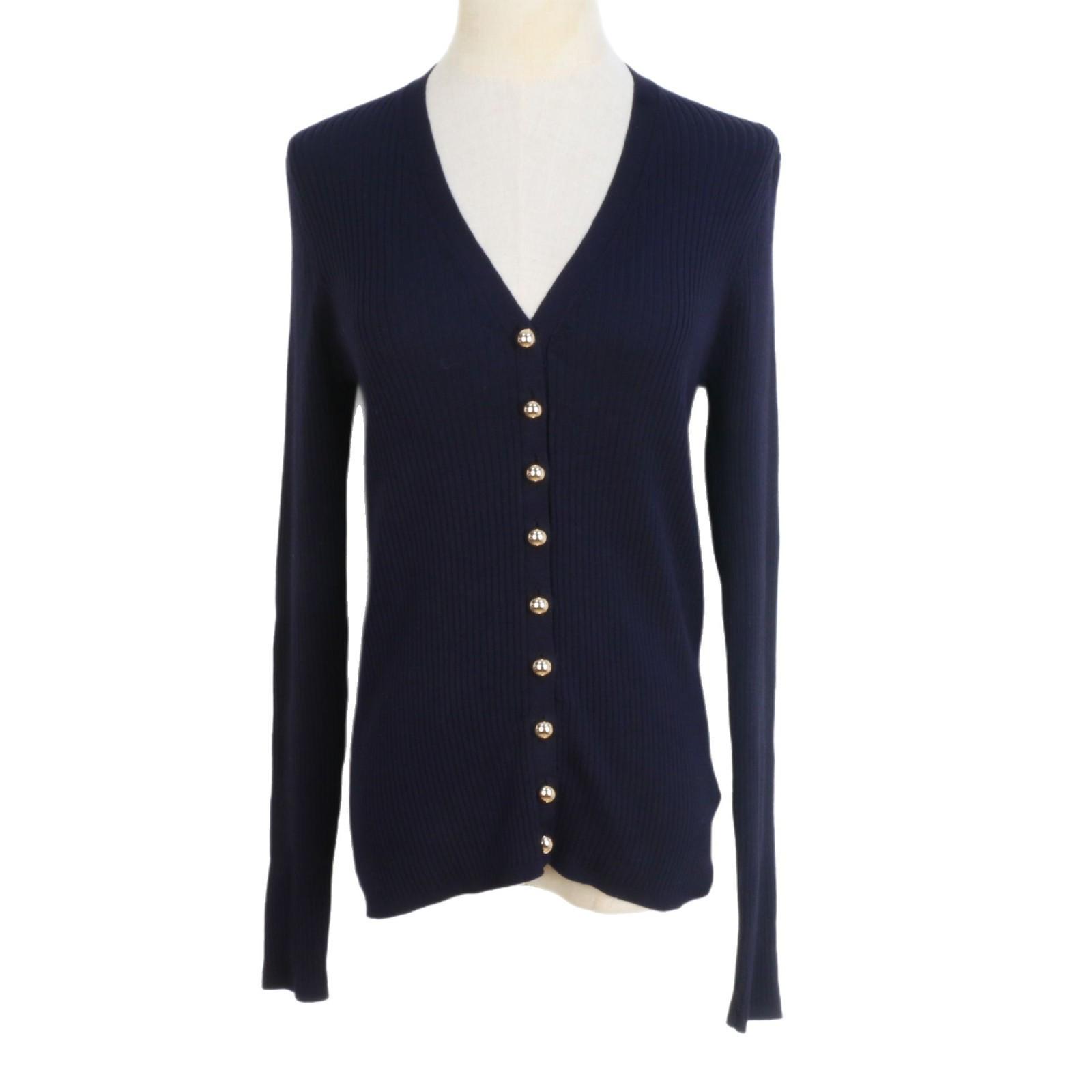 

M Family 2025 Spring/Autumn Slim Fit French Button Knit Cardigan - Women s M
