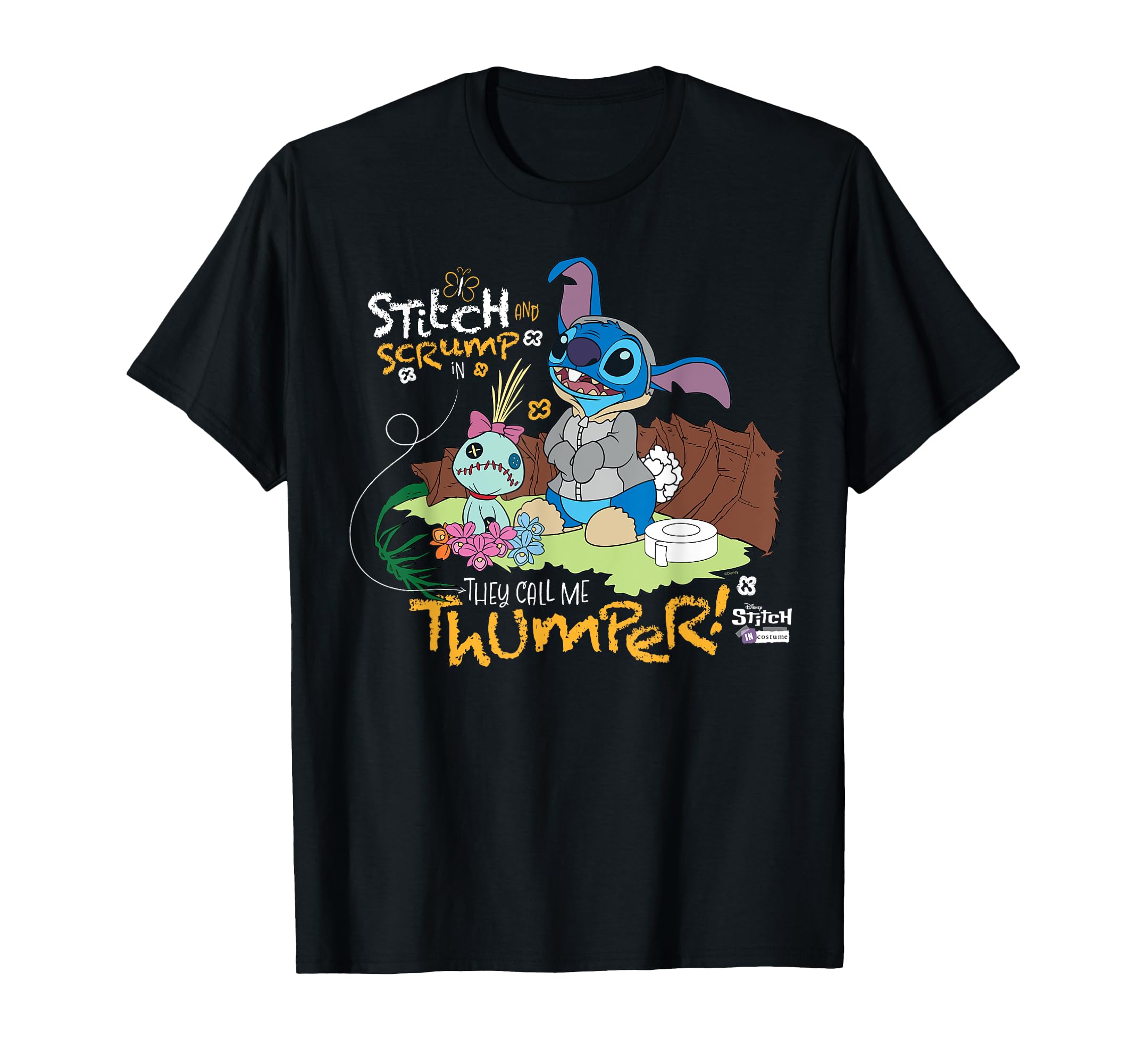 

Disney 100th Anniversary Stitch Cosplay Bambi T-Shirt чёрный