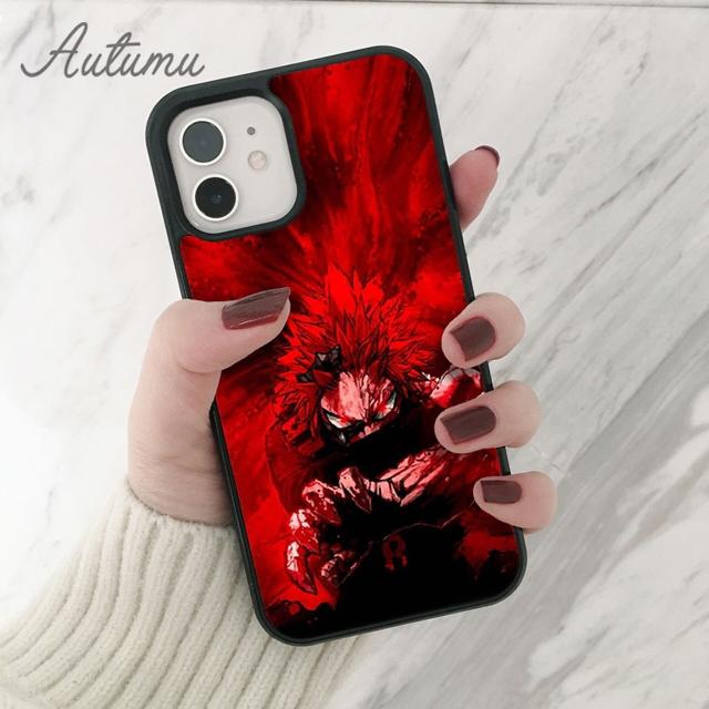 

Чехол для телефона My Hero Academia Kirishima Eijiro для iPhone 11 12 13 14 Pro Max mini XR XS SE 2020 6S 7 8 Plus Samsung S21 S22 iPhone 11