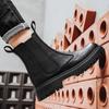 Fashion Autumn and winter men's boots Classic and versatile design styles Outdoor motorcycle business NEW office thick soled men's shoes