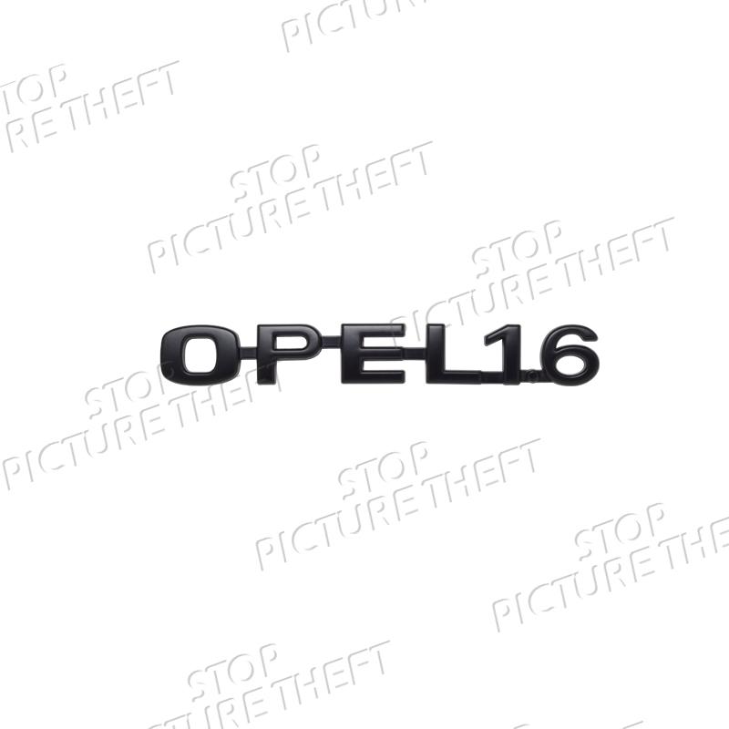 For Opel Vauxhall Zafira Vectra Astra 1.6 Logo 3D Metal Badge Decal Car Body Rear Trunk Emblem Sticker Decoration Accessories