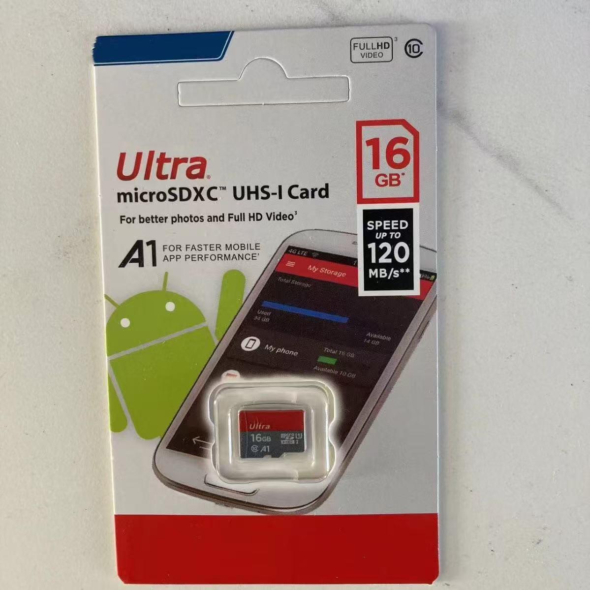 

Високошвидкісна карта пам яті Flash: 16 ГБ, 32 ГБ, 64 ГБ, 128 ГБ для відеореєстраторів та пристроїв спостереження 16GB червоний