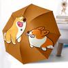 1pc Dogs Pets Automatic Open/Close Umbrella - Compact Travel Umbrella, 8-Rib Heavy-Duty Construction, Ideal Gift, Outdoor Accessory060