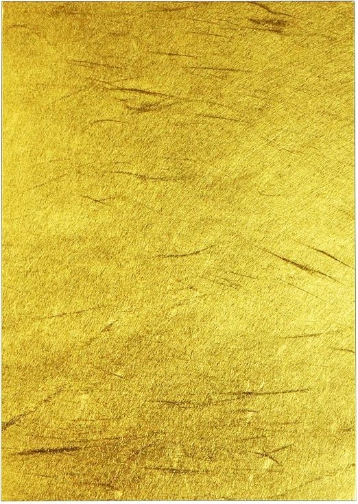 In Gold Cloud Dragon A4 Size Premium Japanese Paper with Gold Leaf and Cloud Dragon Patterns Sparkling Round [Made Japan] Paper, (210x297mm), [3