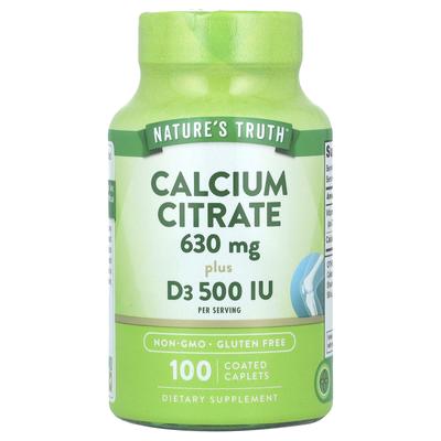 Calcium Citrate Plus D3, 100 Coated Tablets
