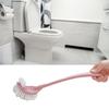 Toilet Brush Set Plastic Double Sided Brush Head Toilet Scrubber Holder Set for Home Hotel Bedroom