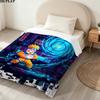 Uzumaki Naruto Printed Flannel Blanket, soft throw for bedroom sofa, washable, Christmas present, great gift.