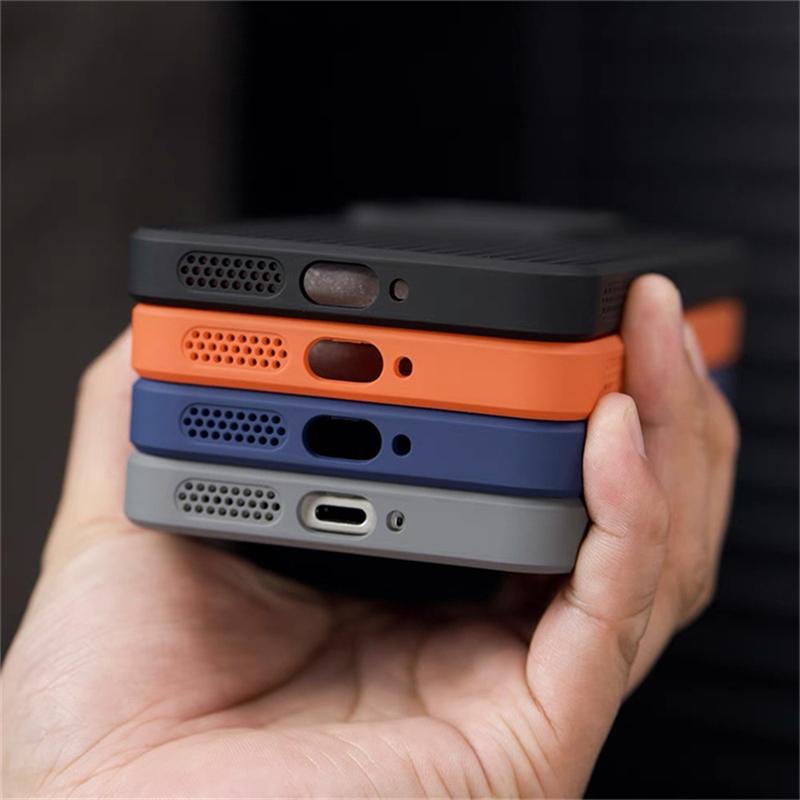 Carcasă Magnetică de Răcire Pentru Xiaomi 15 14 13 Mi 13T Pro POCO F6 F5 F5Pro 5G Pentru MagSafe Plasă Fagure Capac Spate Protector Bumper