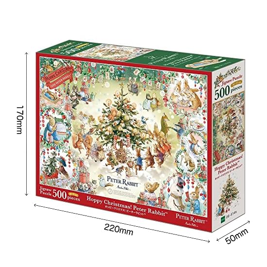 Epoch 500-Piece Jigsaw Puzzle Peter Rabbit Hobby Christmas! Peter RabbitTM (38×53cm) 06-514s Include
