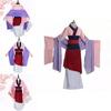 Luxurious Anime Mulan Traditional Kimono Dress Party Cosplay Costume For Women