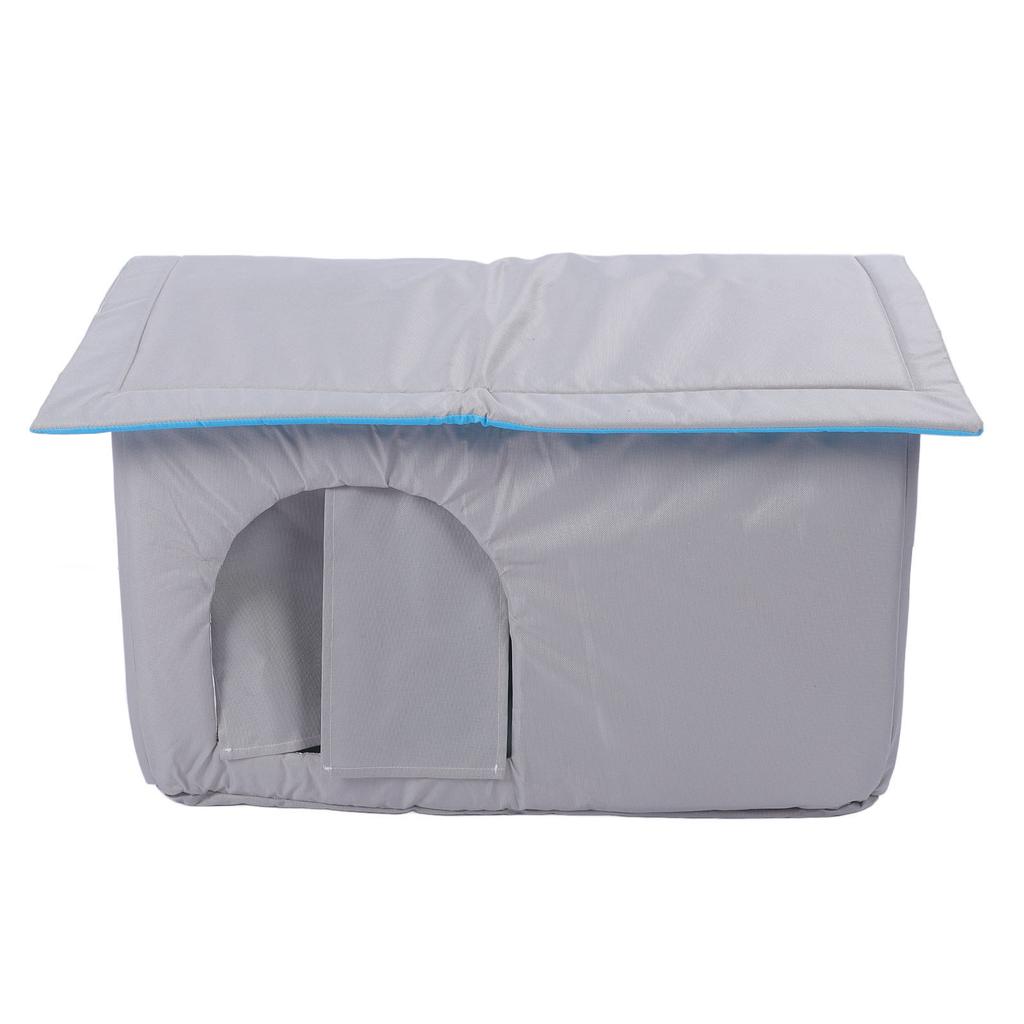 Cat Cooling House with 9Pcs Ice Pack Oxford Cloth Spacious Anti Slip Bottom Summer Pet Cat Dog Cooli