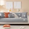 Sofa Cushion Four Seasons Universal Non-slip Pure Cotton Fabric All Cotton Cover Towel Modern Quilted High-grade Simple Cushion