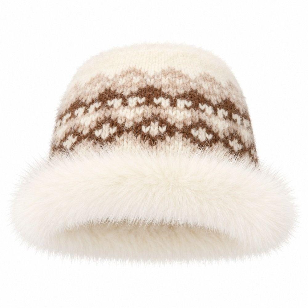 Windproof Fisherman Hat Thickened Ear Protection Cap Versatile Bucket Cap  Winter