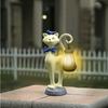 Solar ,Cute Figurine | Resin Ornaments For Yard Porch Patio Backyard Balcony Decoration