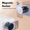 Mini Magnetic Car Phone Holder Strong Suction Cup Phone Holder Foldable Rotation Holder With Magnetic Attraction Plate