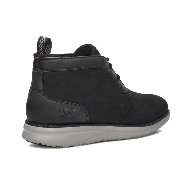 UGG Union Chukka Casual Leather Shoes Men's Black 1104976-BLK