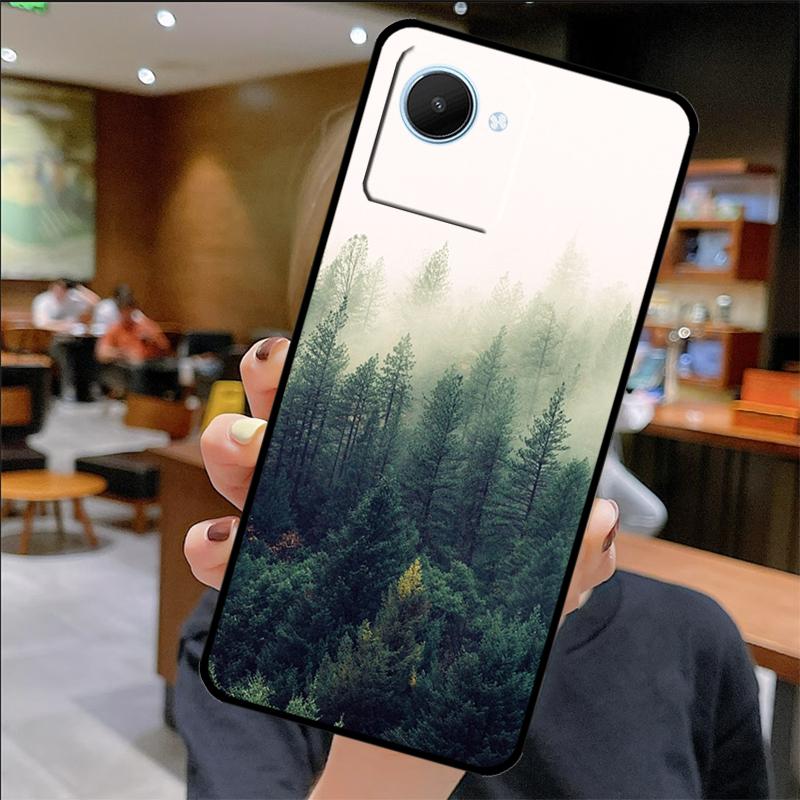 Beautiful Mountain Forest Nature Case For Realme 14 Pro Plus 12 10 11 13 GT 6 6T 5 GT7 Pro C61 C55 C51 C21Y C25S C67 C75 C53
