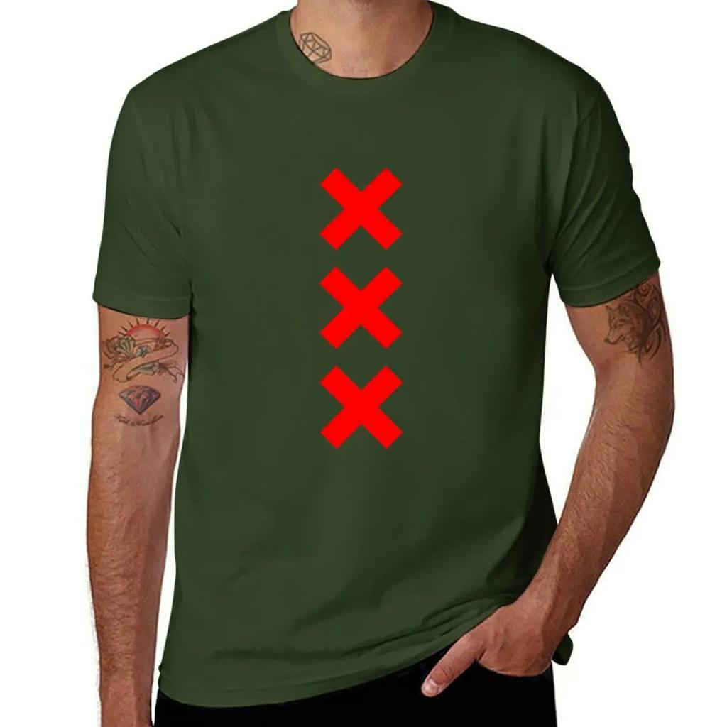Amsterdam XXX Logo TShirt Oversized T Shirt Graphic Tee Shirt Sweat Plus Sizes Unisexs T Shirts