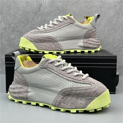 New Men's Shoes High Quality Leather Casual Shoes for Men Designer Sneakers Tenis Masculino Comfort Lace-up White Sport Shoes