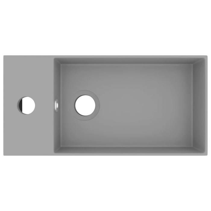 VidaXL Lavabo de Salle de Bain avec Trop-plein Vasque à Poser de Toilette Lave-mains de Salle de Bain Cuisine Maison 146993