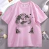 Funny Pee Cat Meme Tshirt Unisex Unisex Silly Retro Vintage Graphic T Shirts Cats Lover Cotton Y2k Clothes Comfortable Streetwear