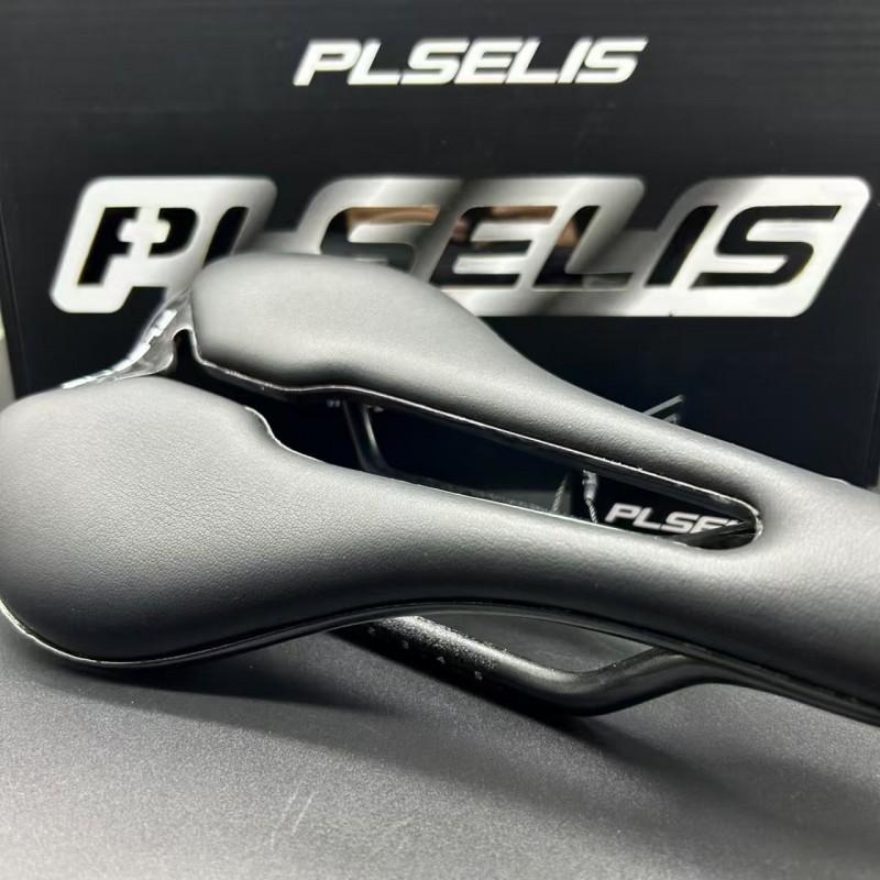 High Cushioned Bike Saddle With Hollow Ventilation Mountain Road Bicycles Nylon Base Chromoly Steel Rails