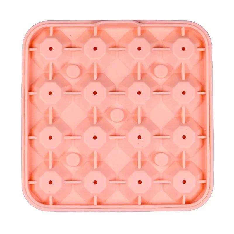 16 Grid Diamond Ice Tray Mold Box Food Grade Silicone Ice Cube Blocks Maker Mould Machine Whiskey Wine Bar Tools Kitchen Gadgets