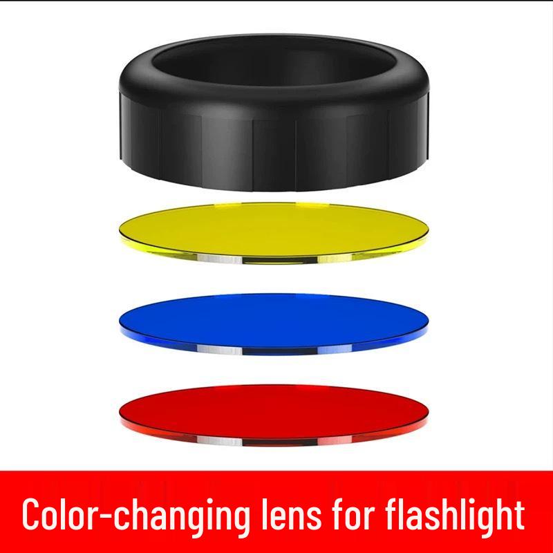 High-Brightness Aluminum Alloy Zoom Rechargeable Portable Flashlight for Outdoor Hiking
