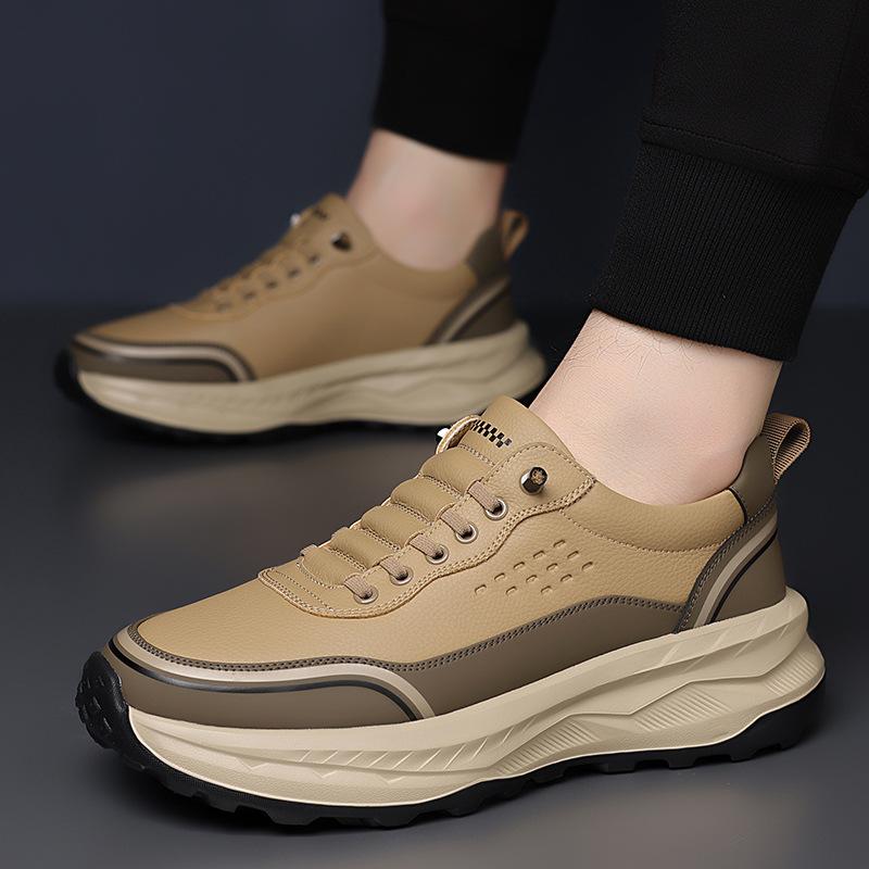 High Quality Fashion Men's Sneakers Breathable Non Slip Trendy Shoes Outdoor Wear-resistant Hiking Shoes Male Walking Shoe